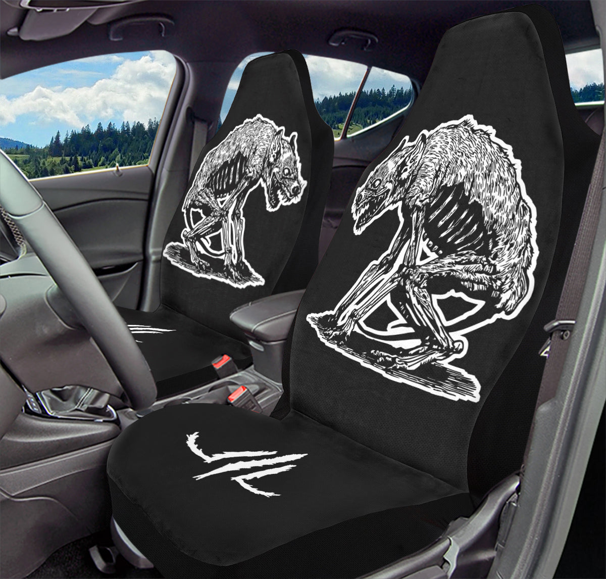 Carrion Wolf Car Seat Cover - Last Light Apparel