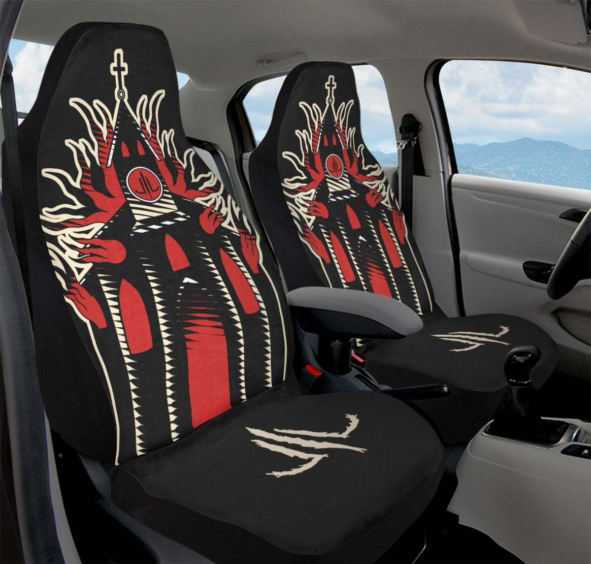 Churchburners Car Seat Covers