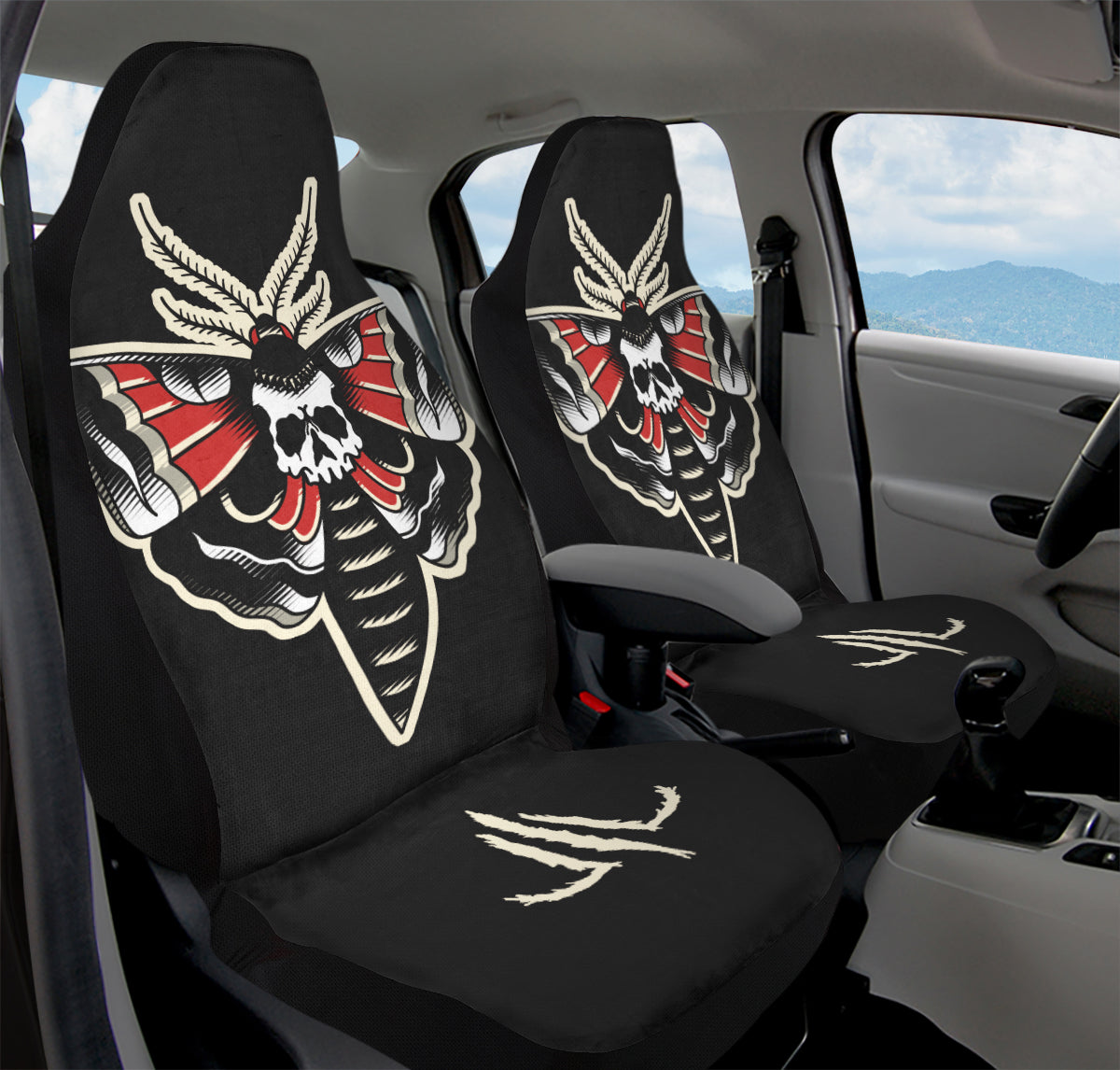 Deathmoth Car Seat Covers