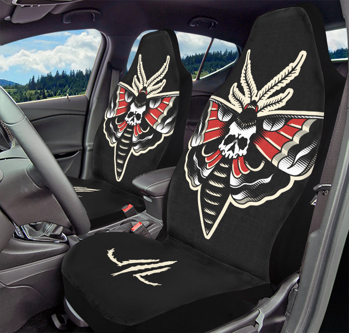 Deathmoth Car Seat Covers