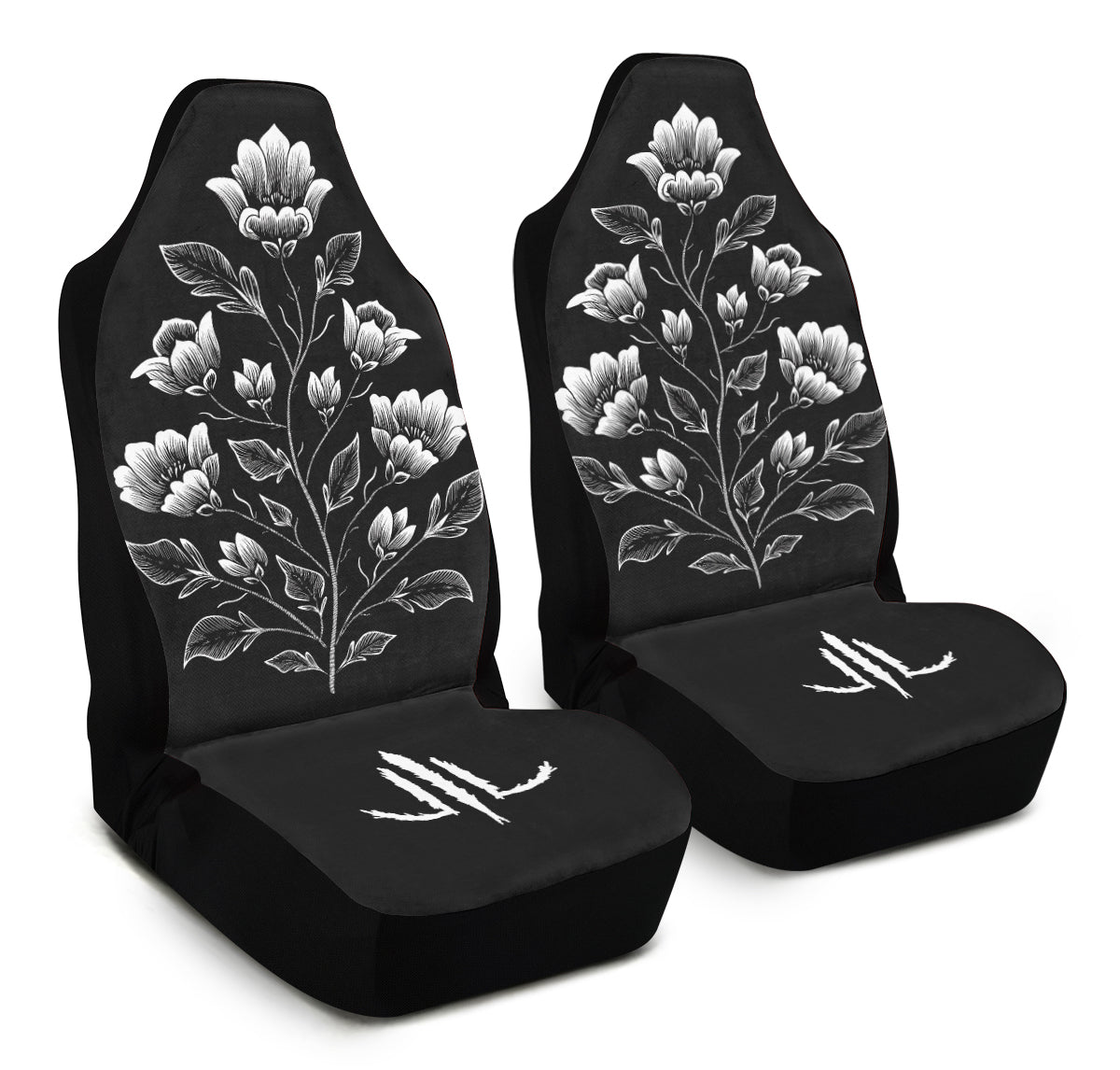 Floral Minimalist Car Seat Cover