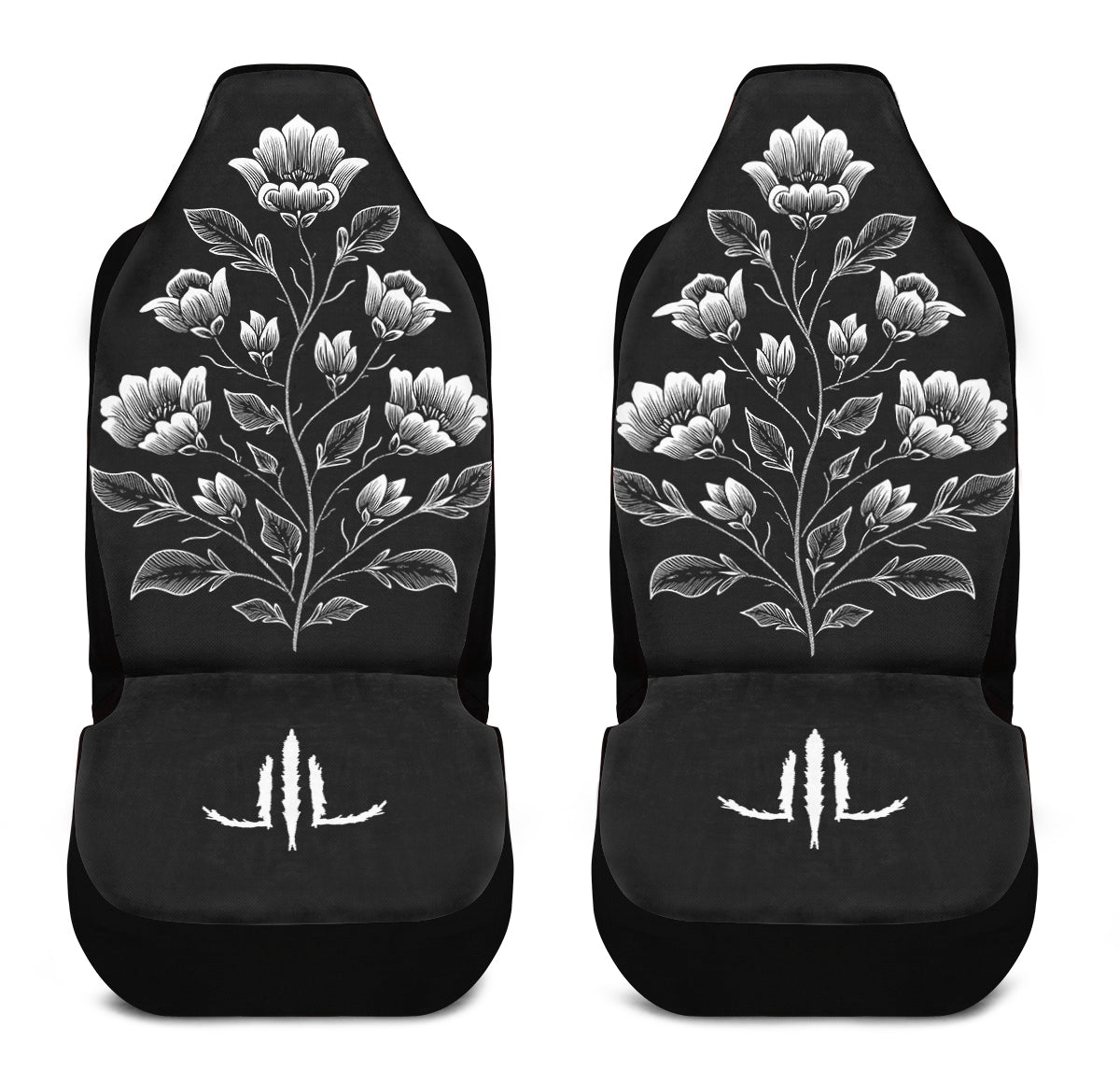 Floral Minimalist Car Seat Cover