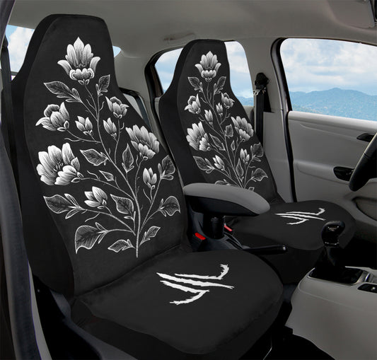 Floral Minimalist Car Seat Cover