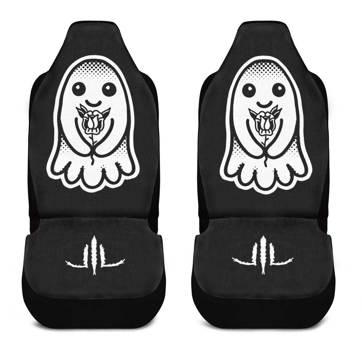 Flower Ghost Car Seat Covers