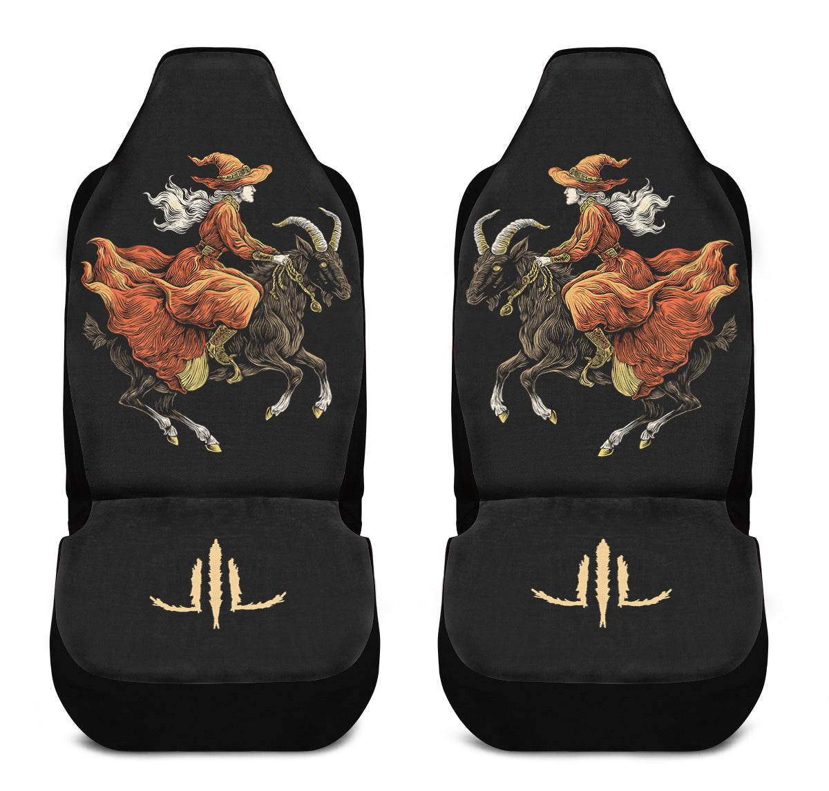 Goat Witch Car Seat Cover