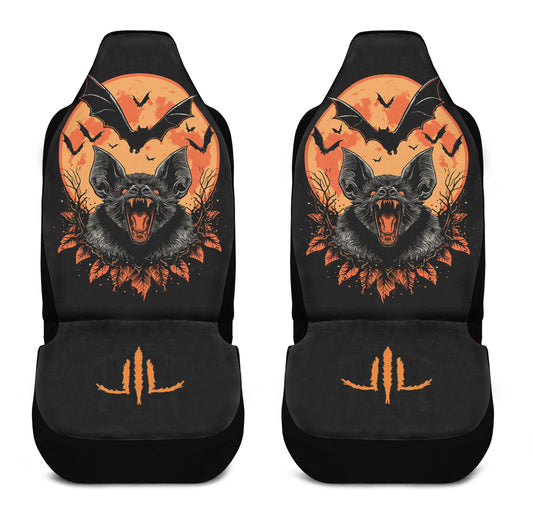 Halloween Fall Bats Car Seat Covers