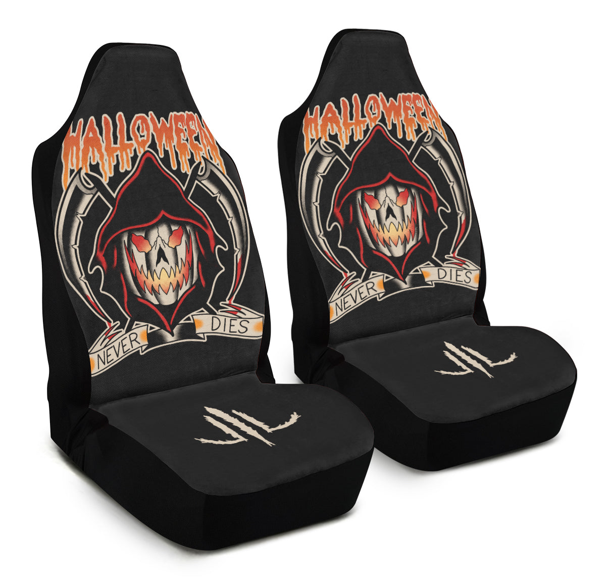 Halloween Never Dies Car Seat Covers