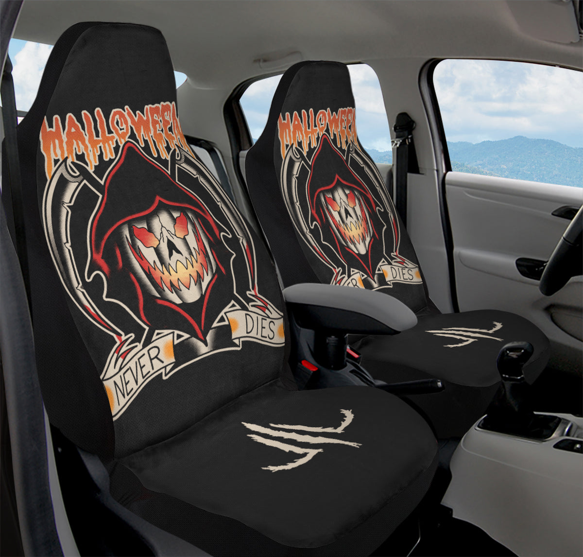 Halloween Never Dies Car Seat Covers