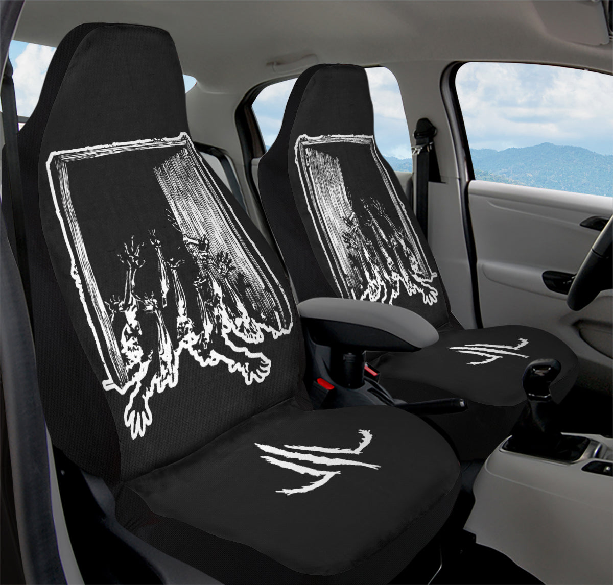 Hands Of The Undead Car Seat Cover - Last Light Apparel