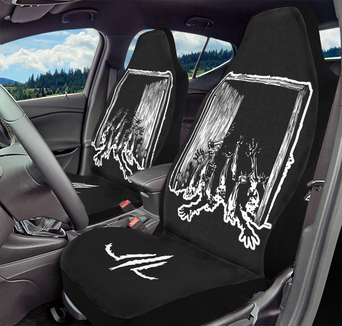 Hands Of The Undead Car Seat Cover - Last Light Apparel
