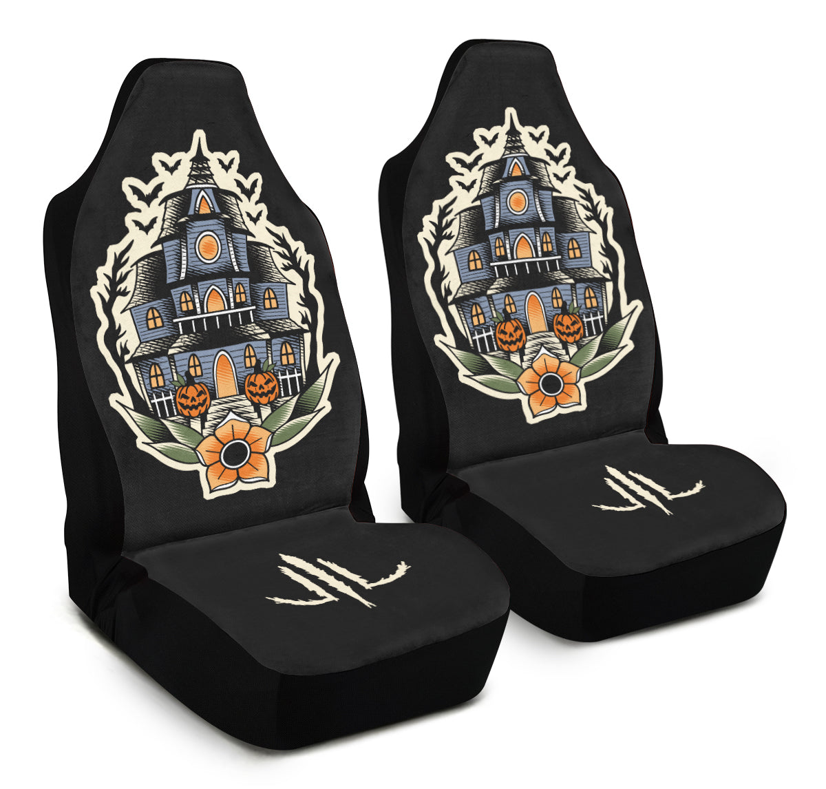 Haunted House Car Seat Covers
