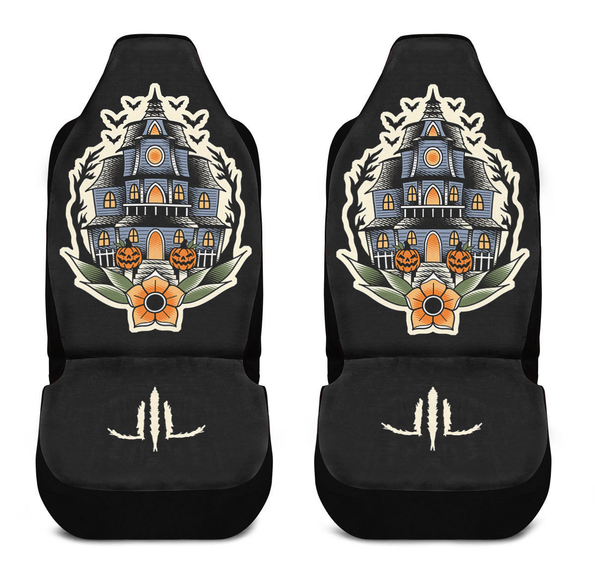 Haunted House Car Seat Covers