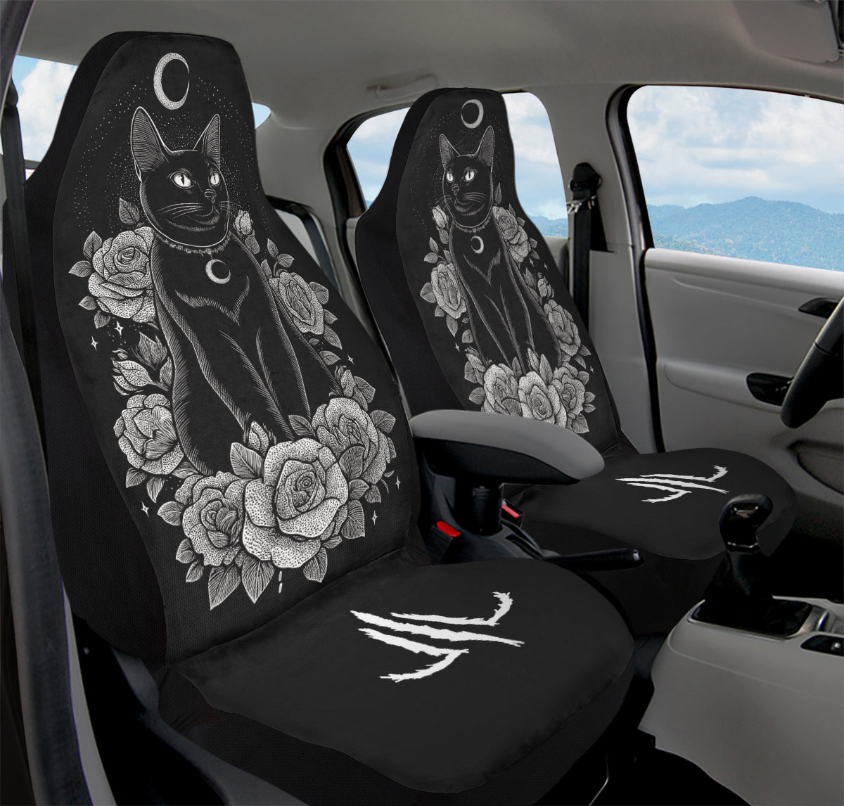 Lunar Familiar Cat Car Seat Cover