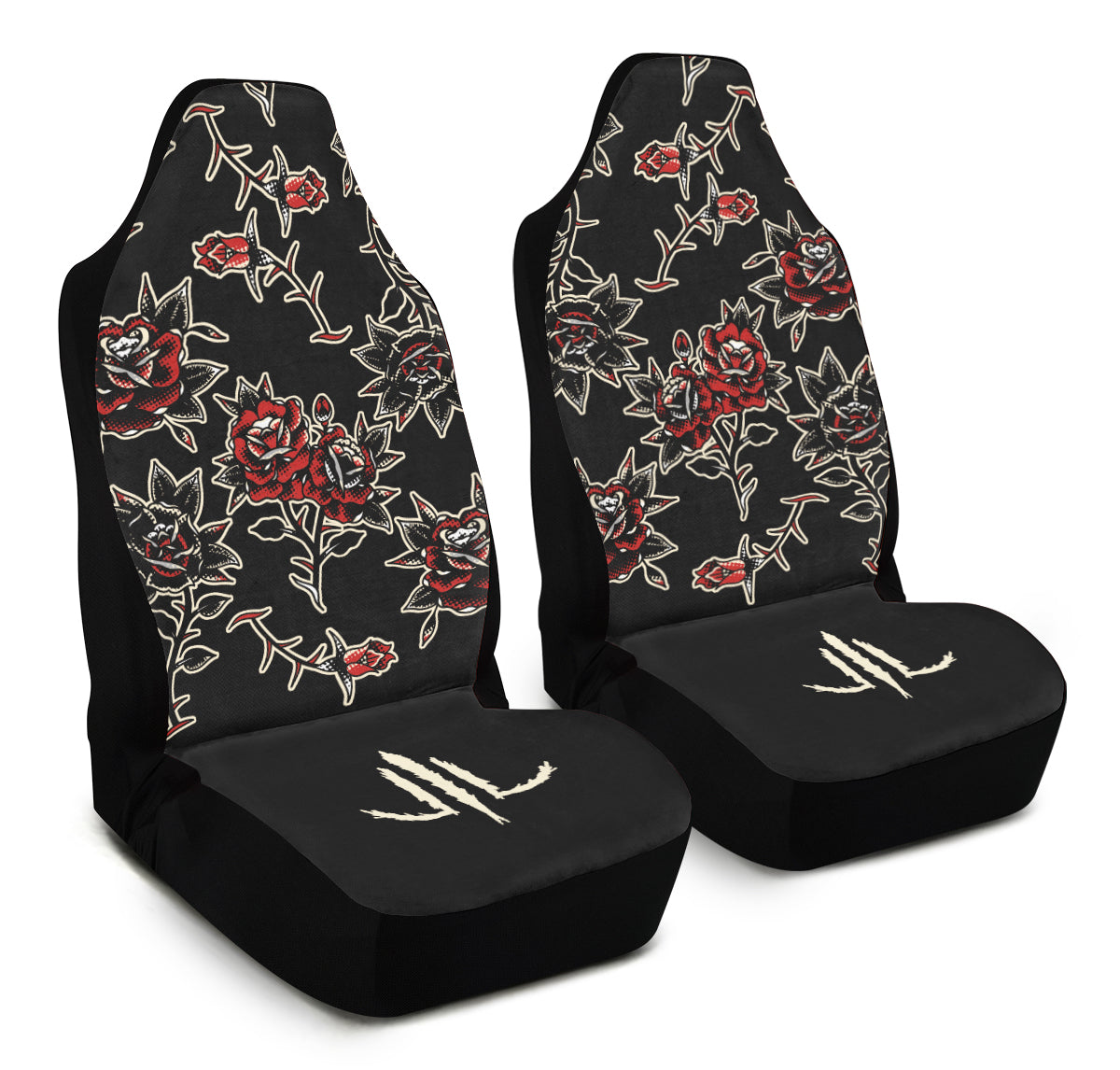 Pattern Rose Car Seat Covers