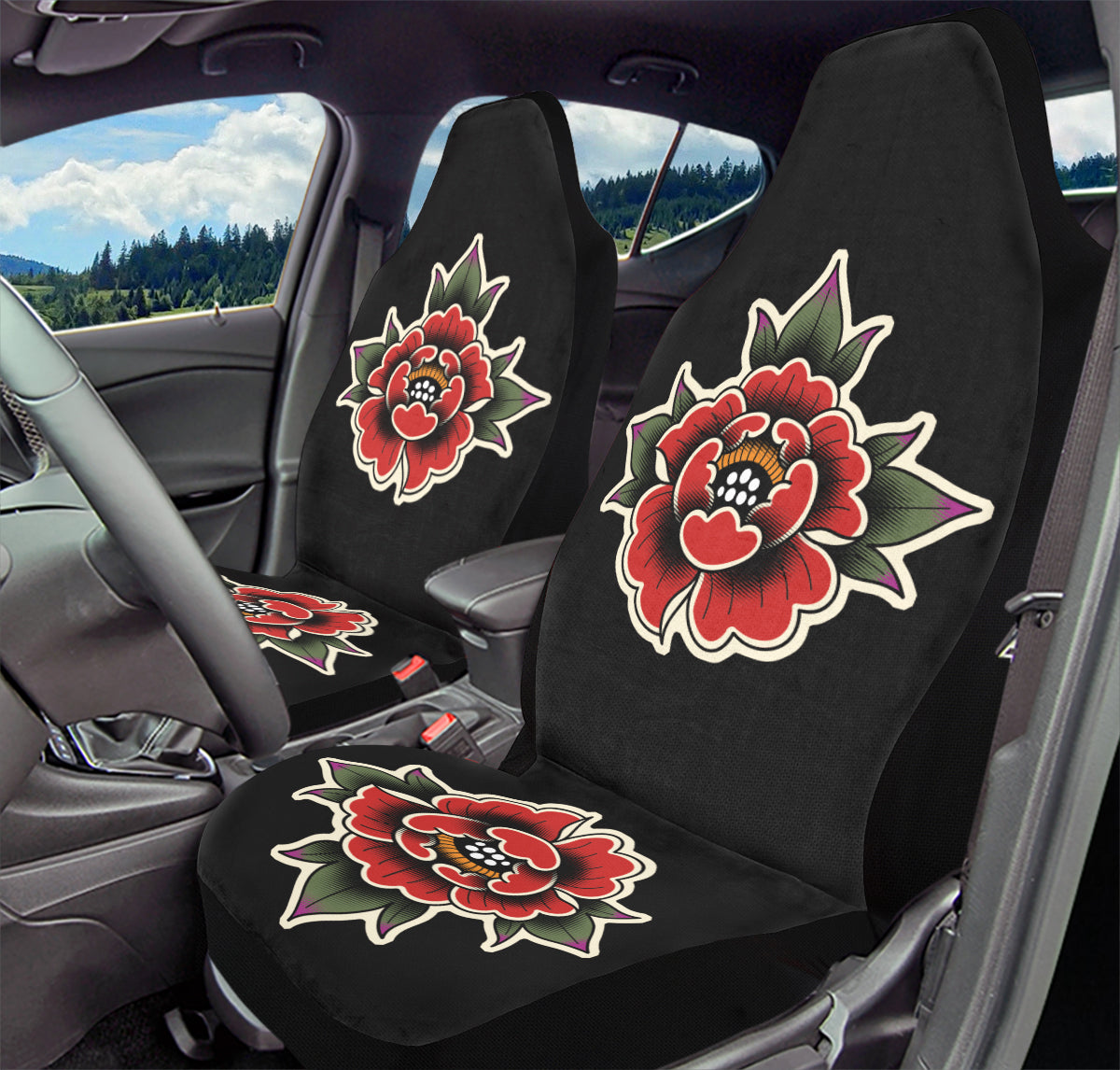 Peony Car Seat Covers