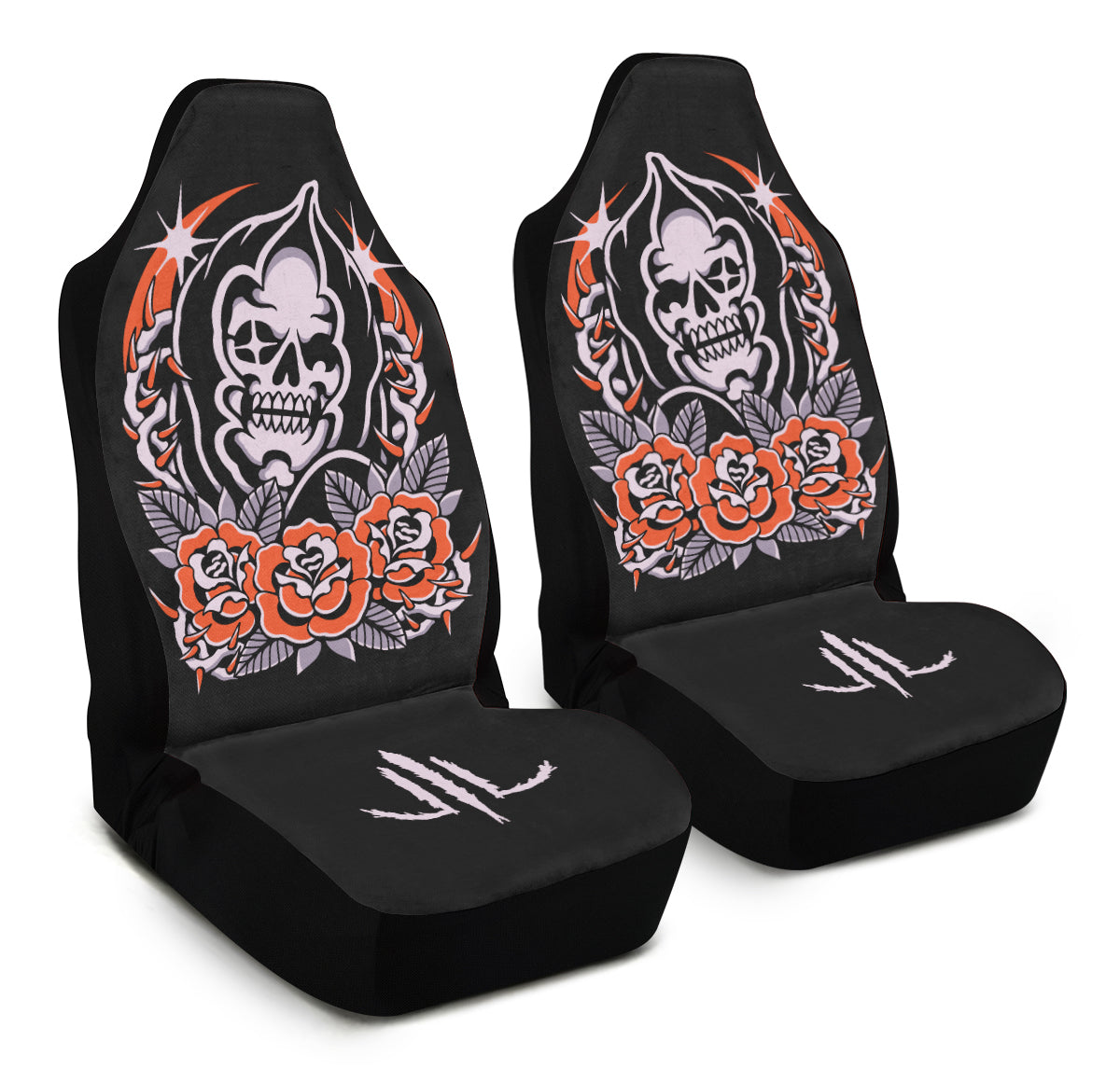 Reaper Rose Car Seat Covers