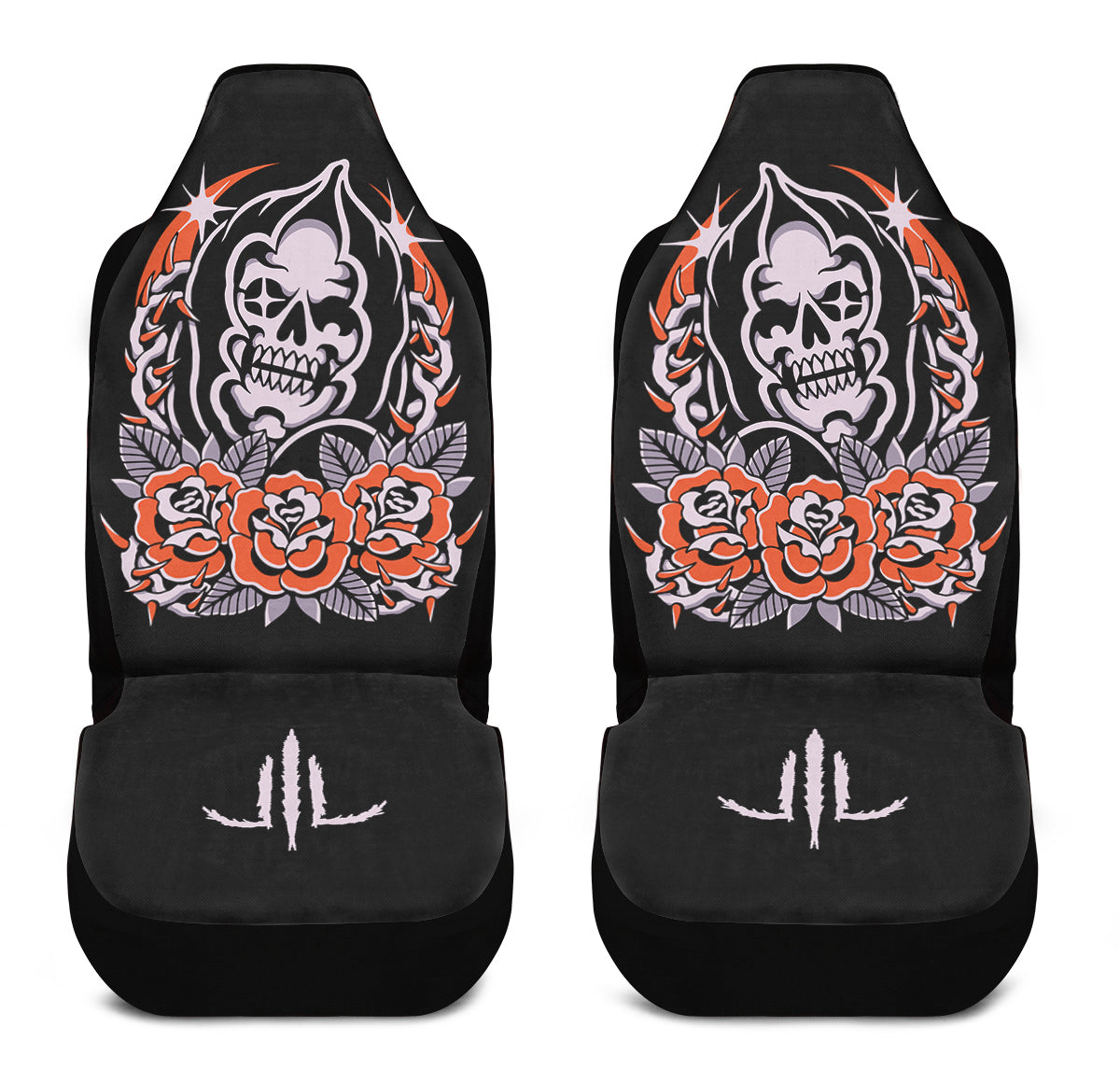 Reaper Rose Car Seat Covers