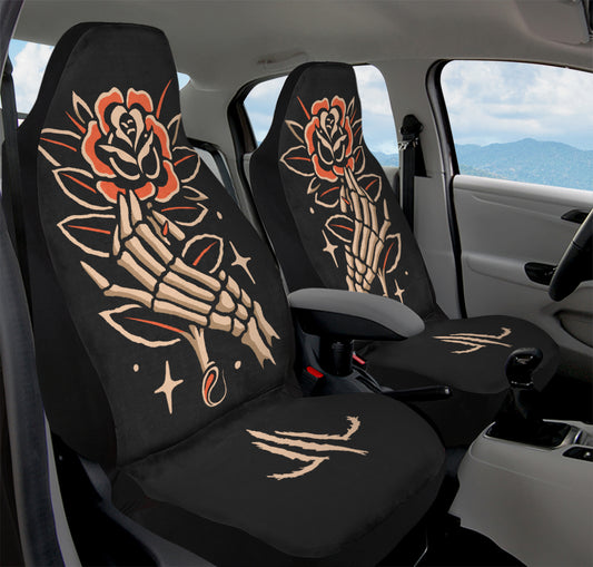 Skeleton Hands Car Seat Covers