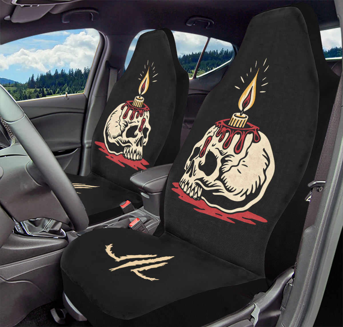 Skull Candle V1 Car Seat Covers