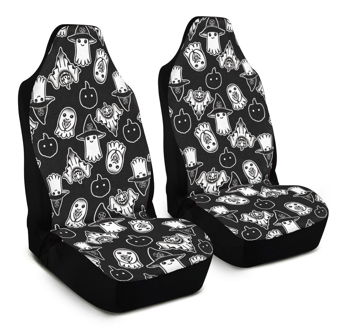 Spooky Ghosts Car Seat Covers