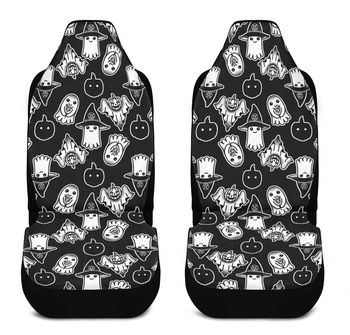 Spooky Ghosts Car Seat Covers