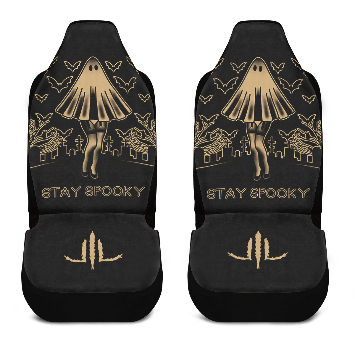 Stay Spooky Car Seat Covers