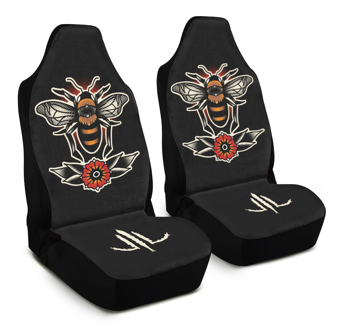 Traditional Bees Car Seat Covers