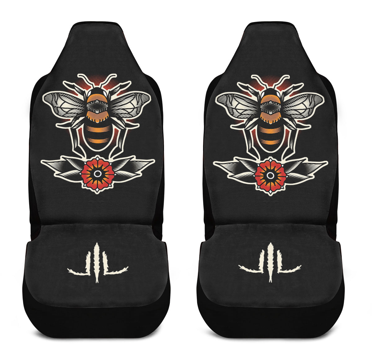 Traditional Bees Car Seat Covers