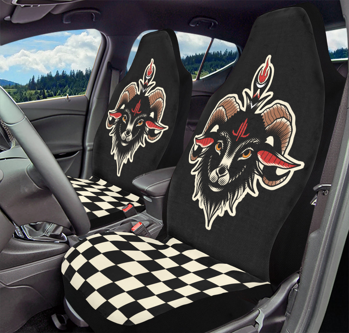 Traditional Goat Car Seat Covers