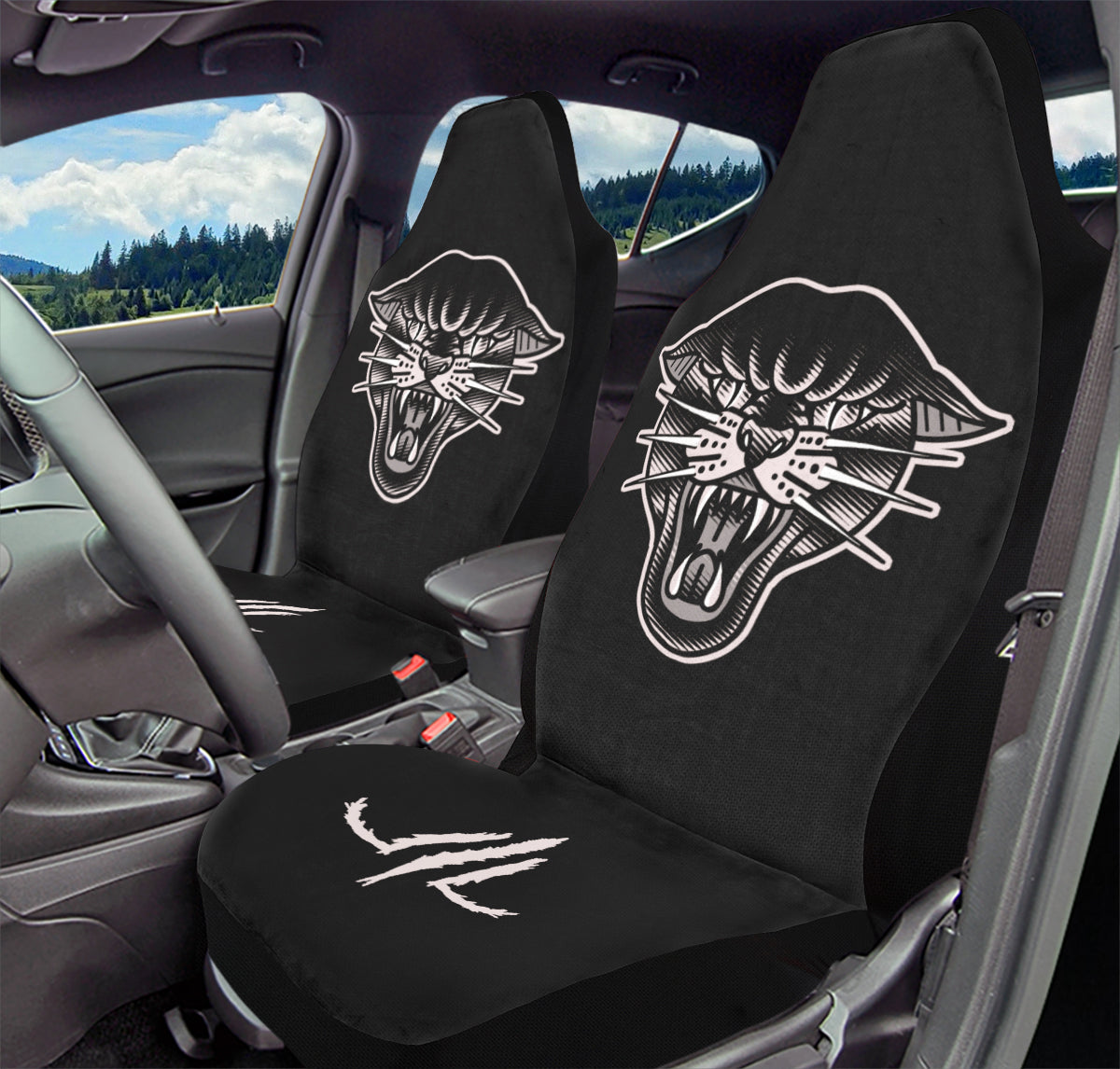 Traditional Panther Car Seat Covers