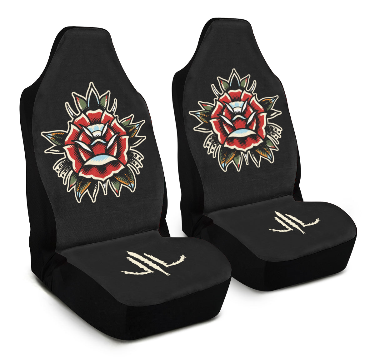 Traditional Rose Car Seat Covers