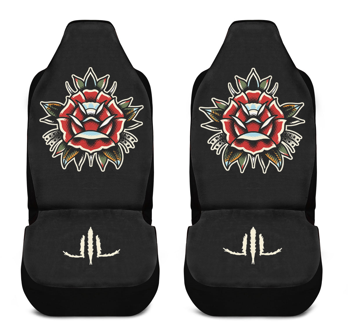 Traditional Rose Car Seat Covers