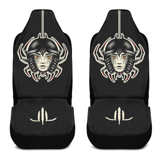 Traditional Spider Girl Head Car Seat Covers