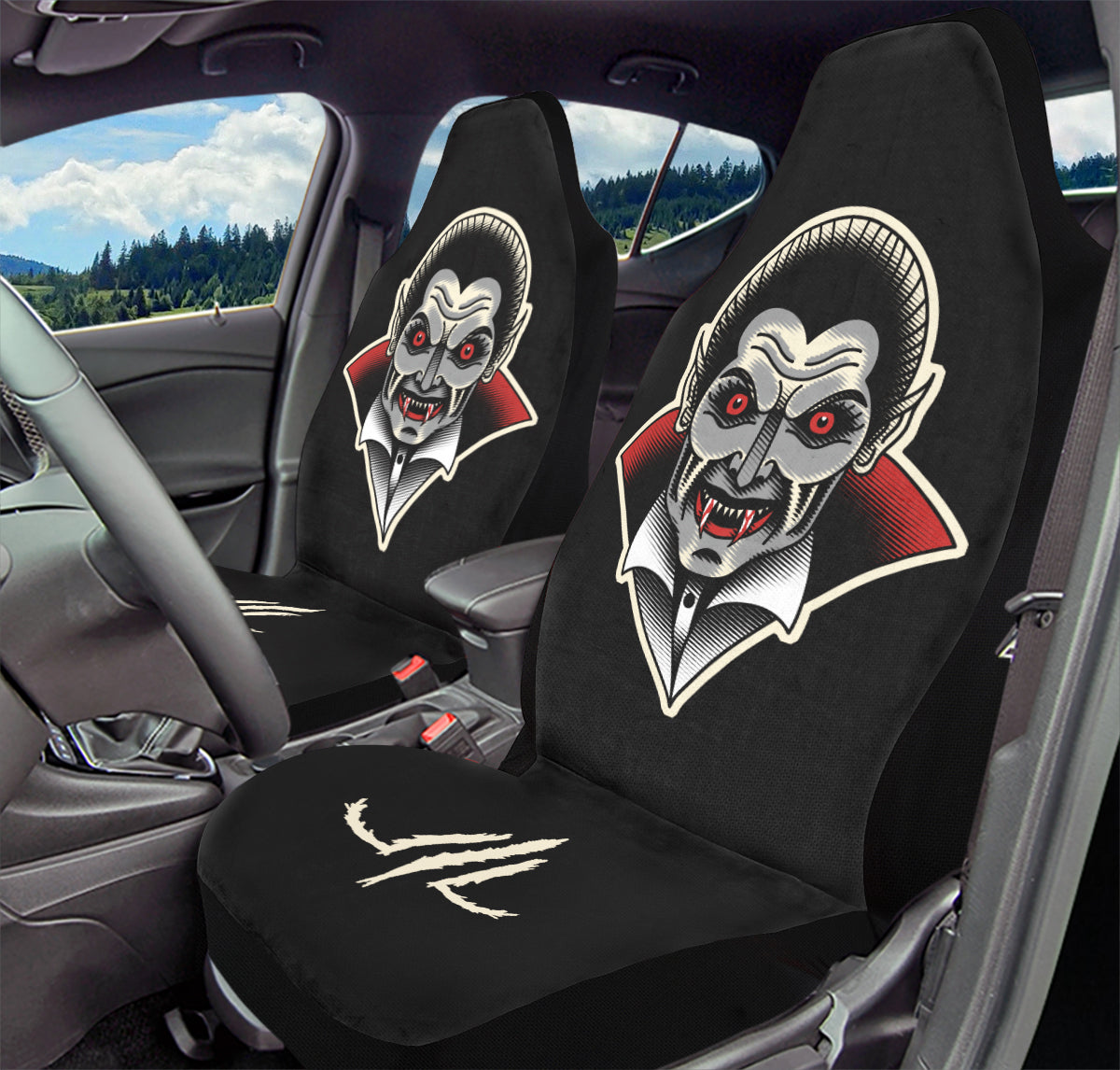 Traditional Vampire Car Seat Covers