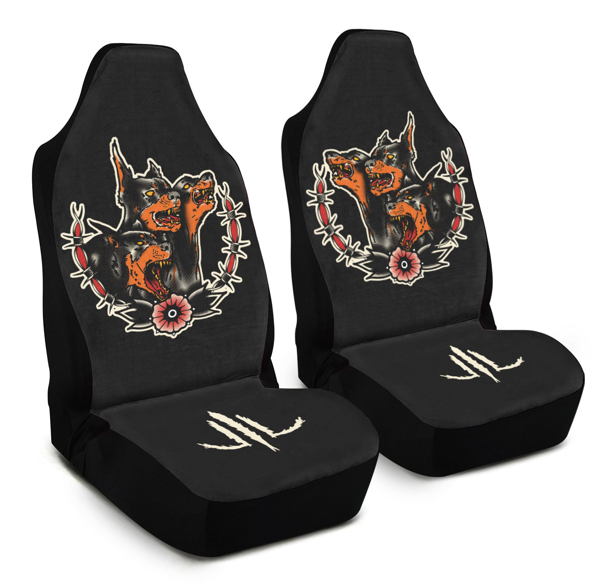 Undead Phaoroahs Cerberus Car Seat Covers