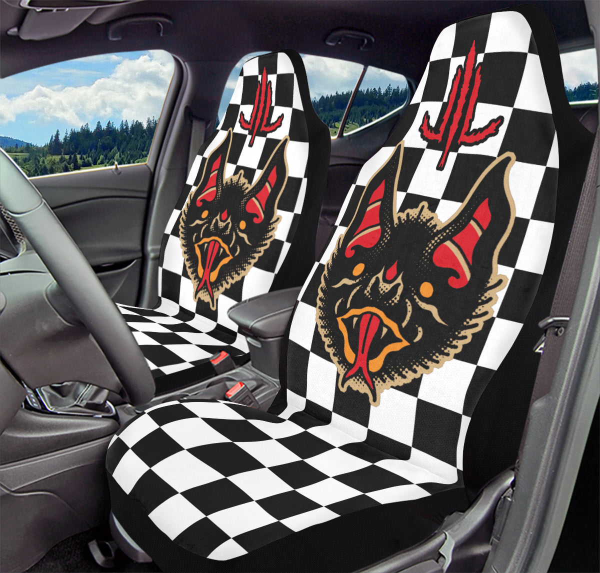 Vampire Bat Car Seat Covers