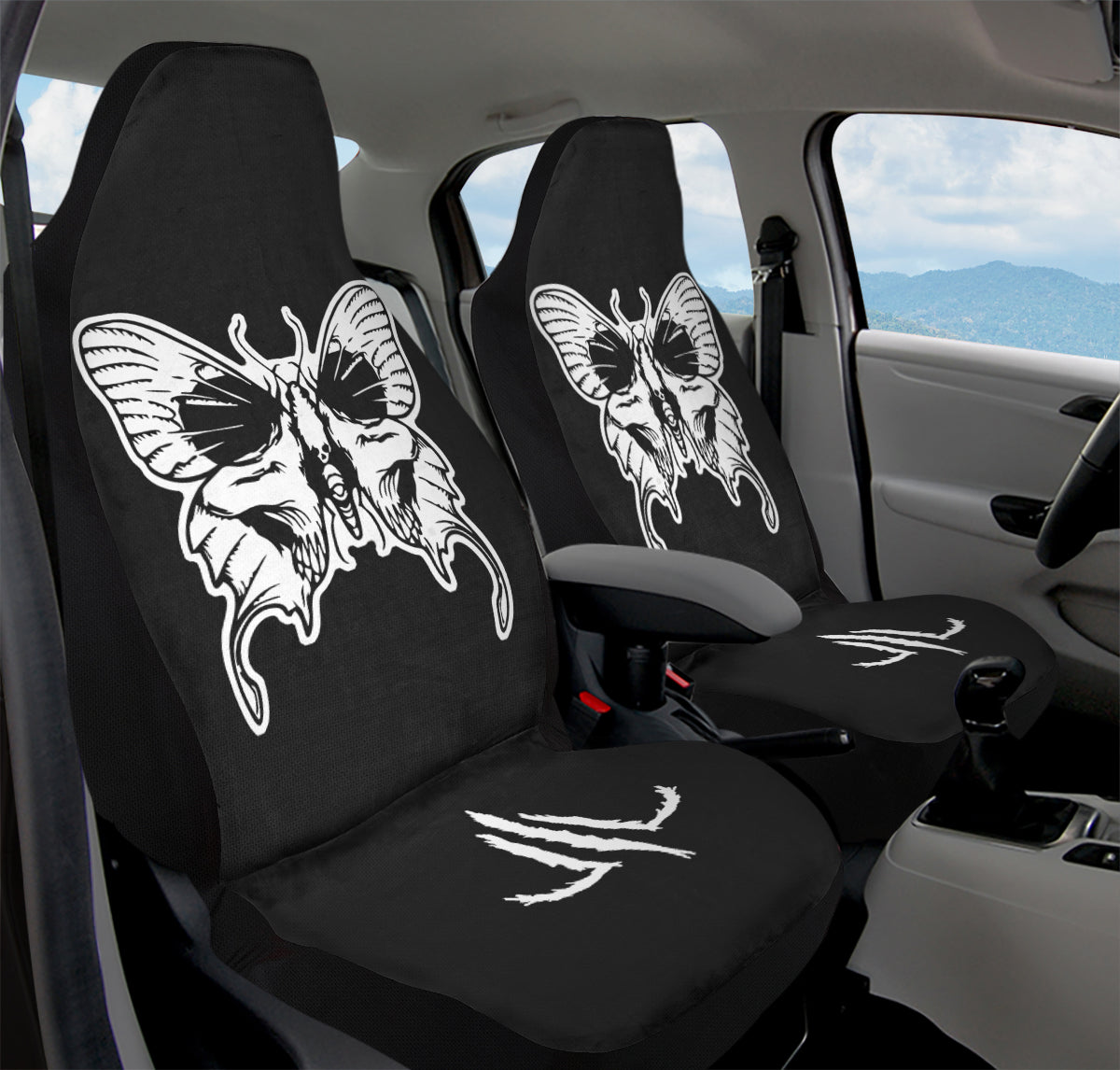 Wings Of Death Car Seat Cover - Last Light Apparel