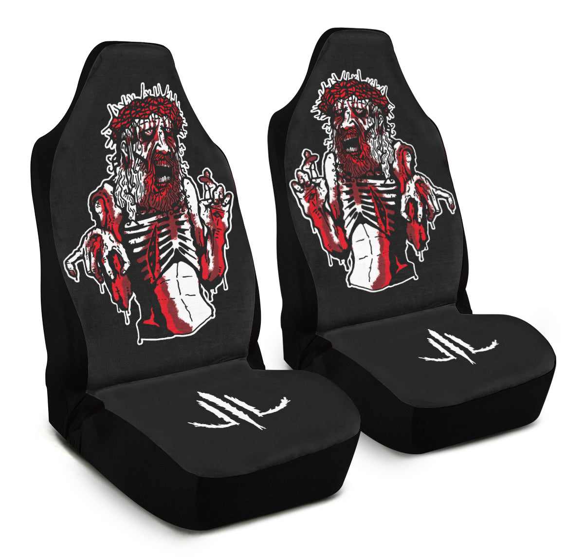 Zombie Jesus Car Seat Covers