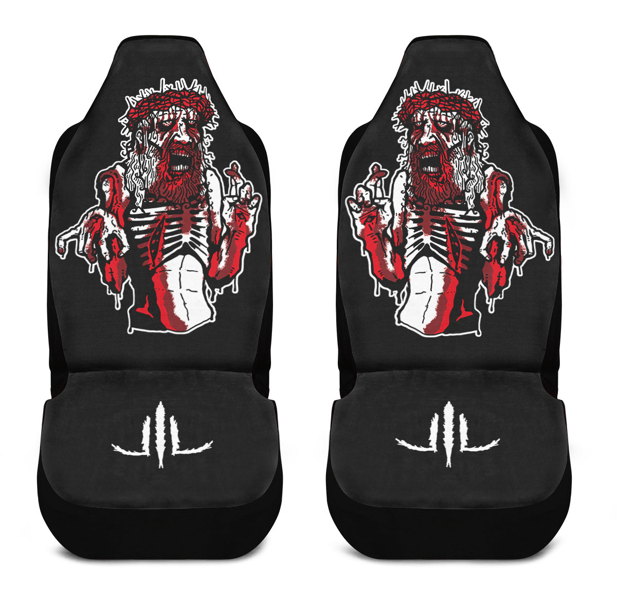 Zombie Jesus Car Seat Covers