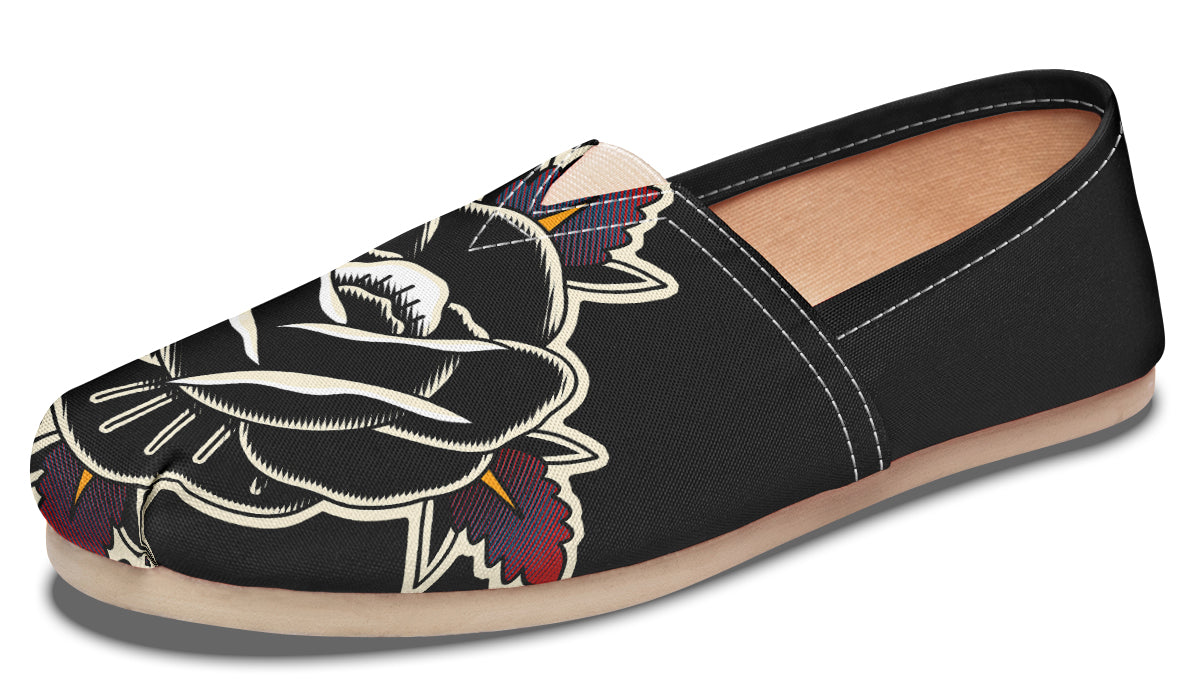 Black Rose Casual Shoes - Last Light Apparel
