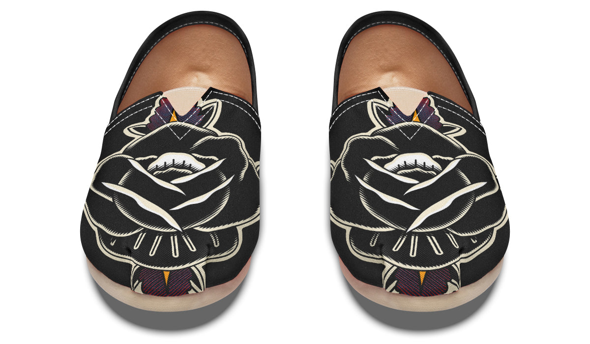 Black Rose Casual Shoes - Last Light Apparel