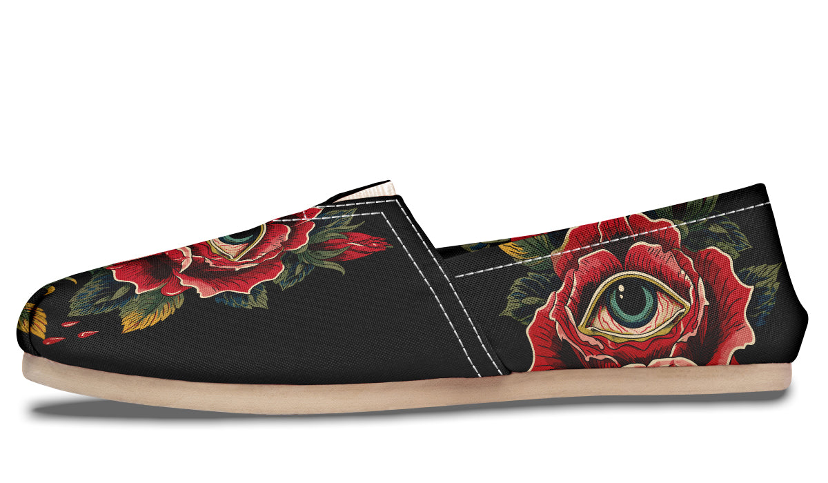 Bleeding Eye Rose Casual Shoes
