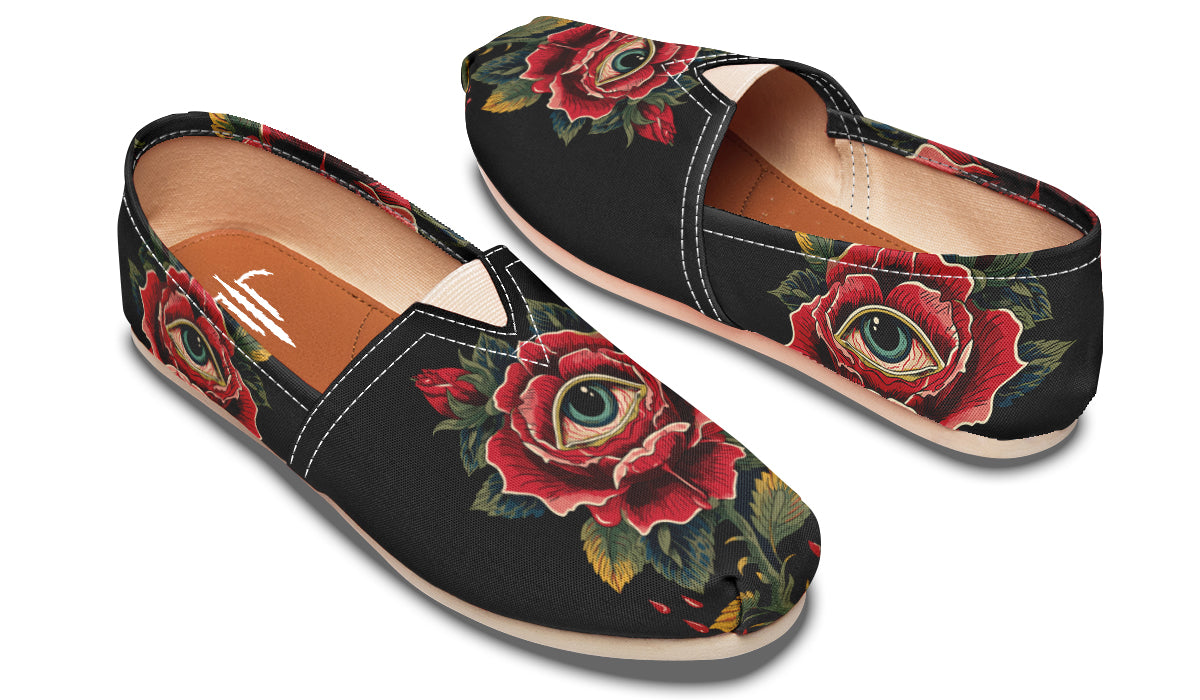 Bleeding Eye Rose Casual Shoes