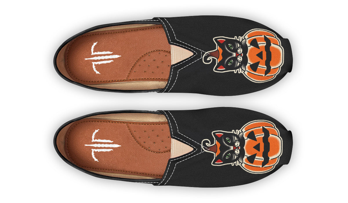 Pumpkin Cat Casual Shoes