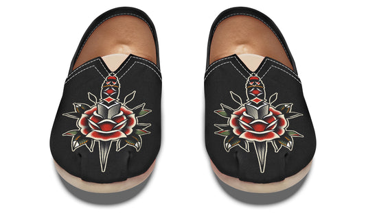 Dagger Rose Casual Shoes