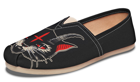 Demon Cat Casual Shoes