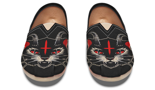 Demon Cat Casual Shoes