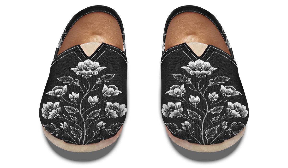 Floral Minimalist Casual Shoes