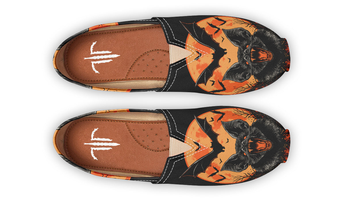 Halloween Fall Bats Casual Shoes