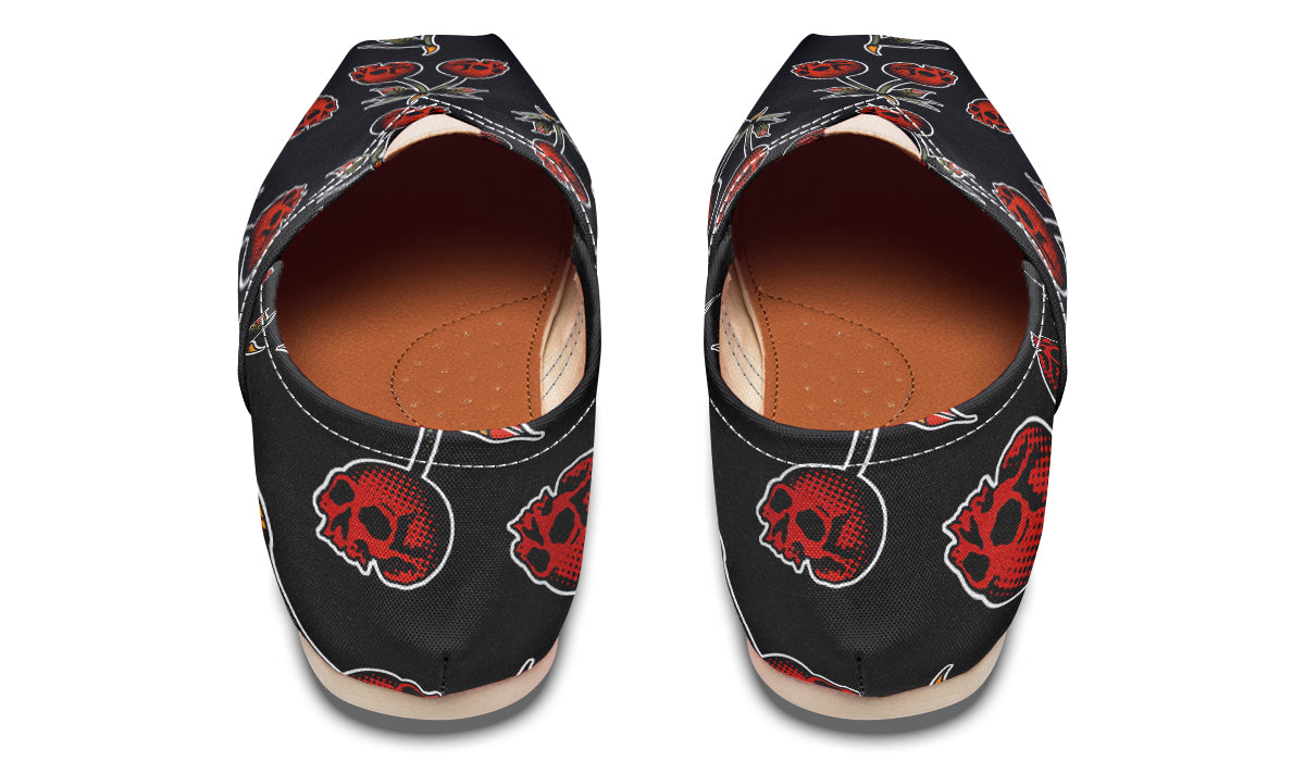 Skull Cherry Casual Shoes